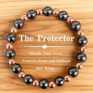 💎4/$20💎Hematite 8mm & Copper 6mm Bracelet (PREVIEW)